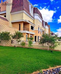 s Villa for sale in sarai, location on Suez Road, New Cairo, installments over 8 years 0