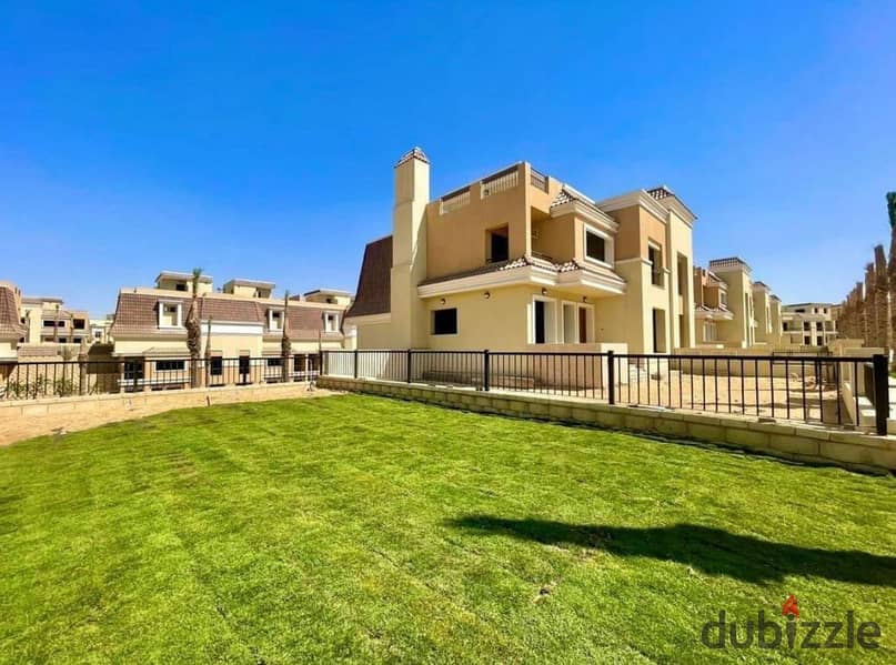 "- للبيع S Villa ( 4 غرف ) فى كمبوند #Sarai بجوار مدينتي  " السعر كاش 8 مليون و متاح نظام تقسيط 3