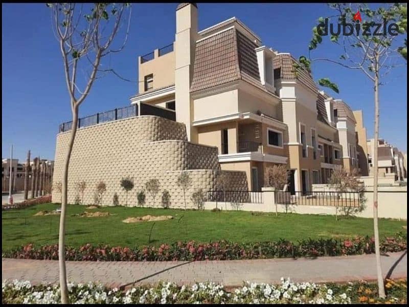 S villa type A resale ready to move Prime location in Sarai compound 8