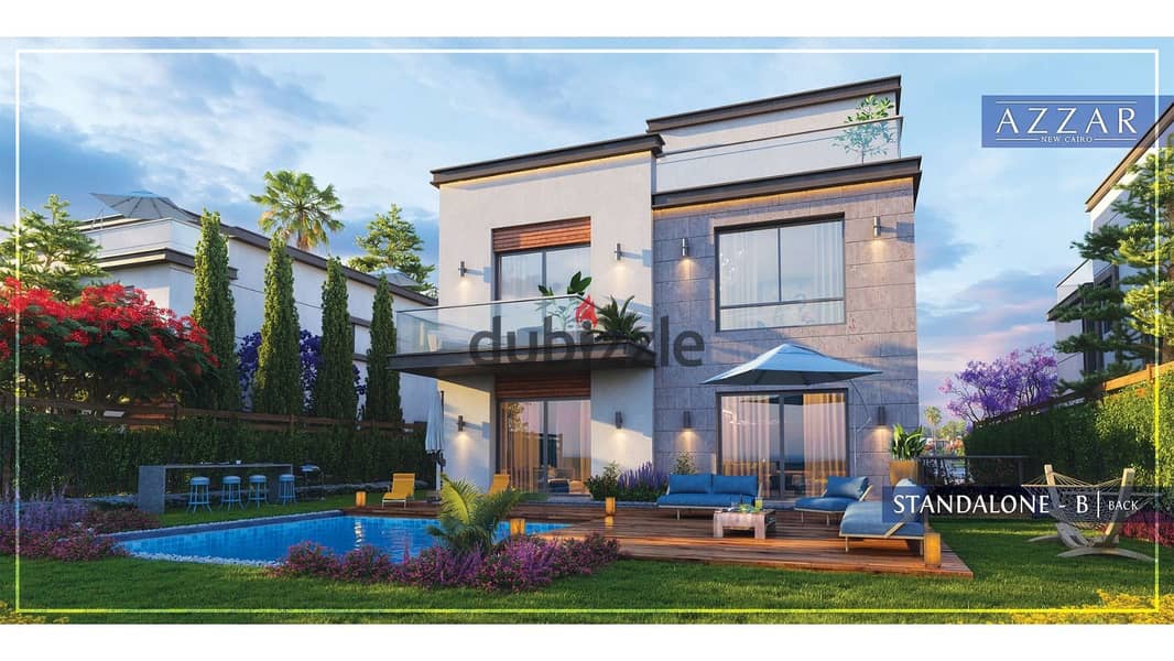 Townhouse 237m for sale in Azzar 1 With Installments Resale Prime Location 15