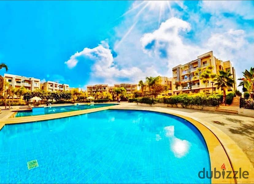 3-room apartment with garden, fully finished, with immediate receipt, in the Golden Square, Fifth Settlement | Galleria 9