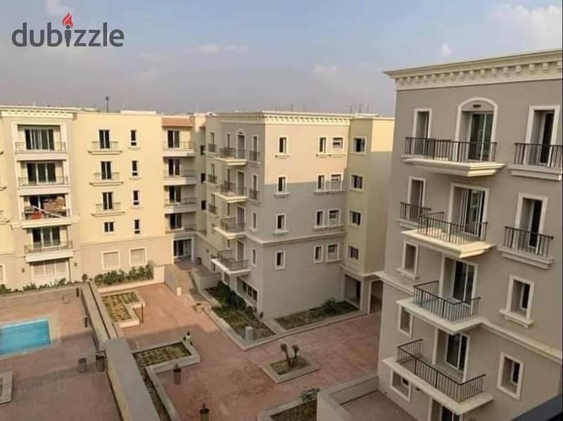 Take the risk and immediately receive a finished apartment with air conditioners in the most prestigious compound in Zayed Village West 5