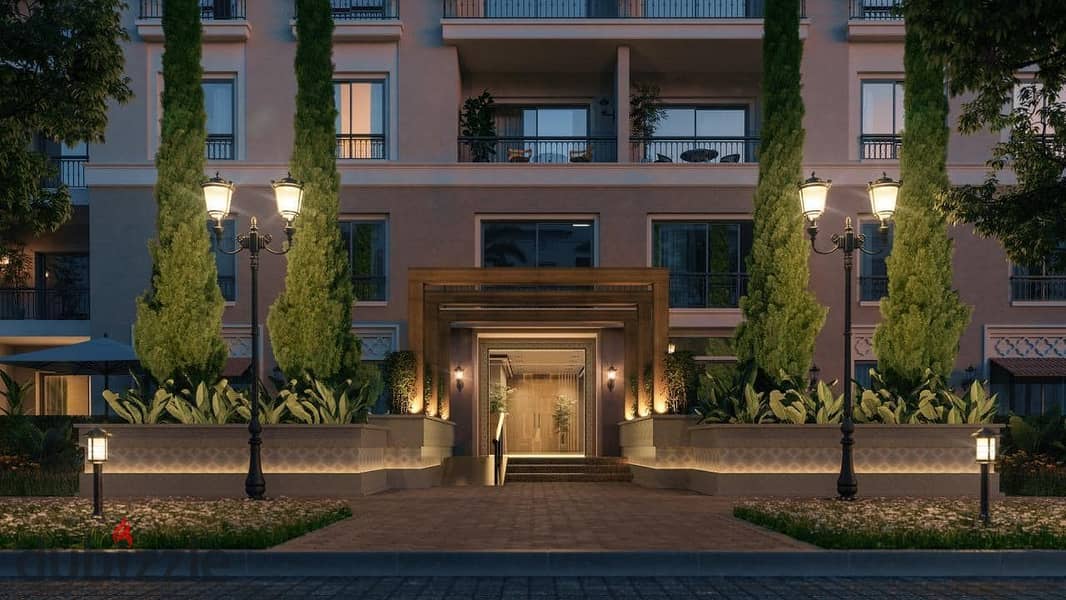 Apartment for sale, fully finished, with air conditioners and immediate receipt, in the most prestigious compound in Sheikh Zayed | Village West Villa 8