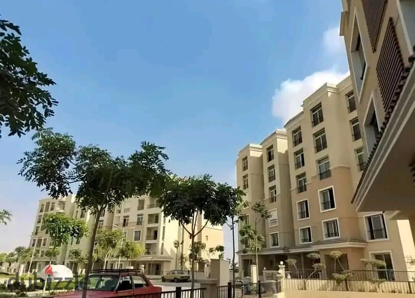 At a very special price Apartment with garden for sale in the best location in Mostaqbal City 2