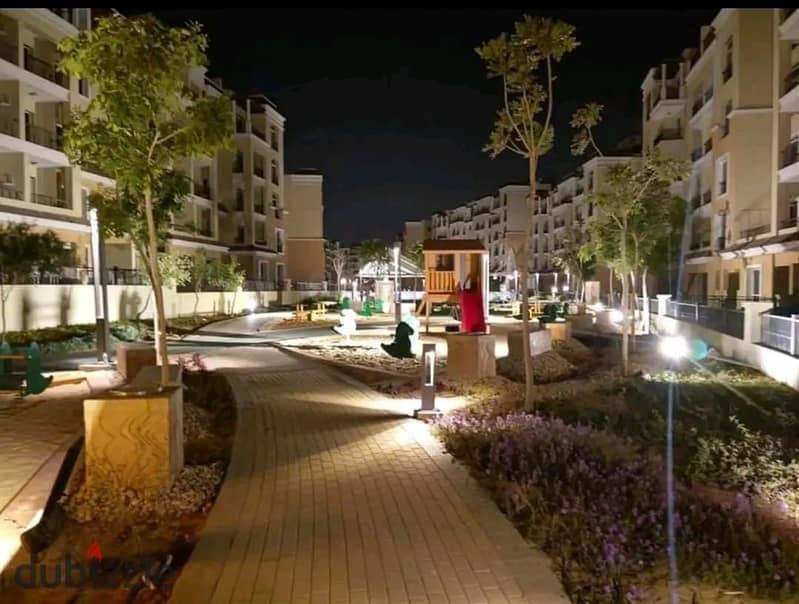 At a very special price Apartment with garden for sale in the best location in Mostaqbal City 7