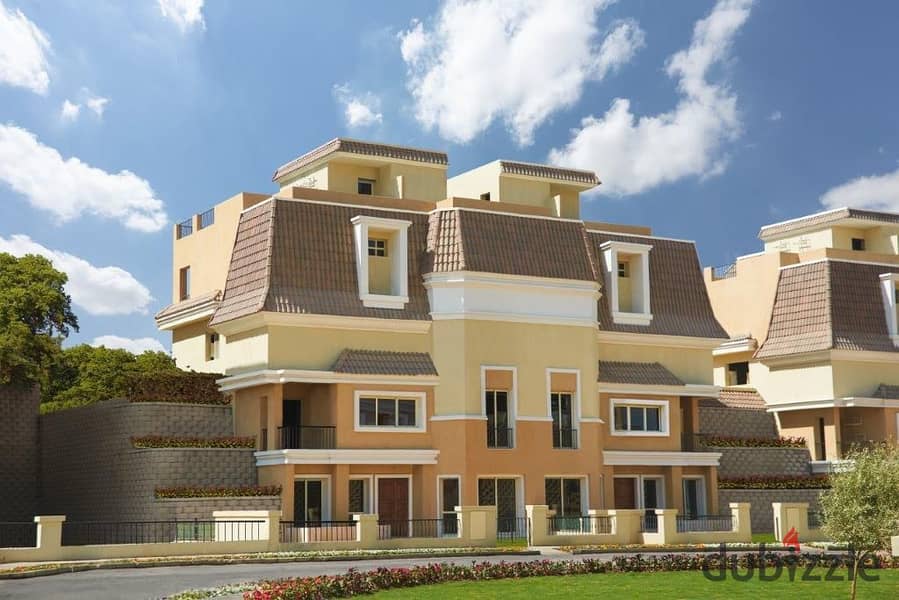 اس فيلا بكمبوند سراي  5 غرف + 4 حمام  - S Villa Sarai New Cairo Middel 4