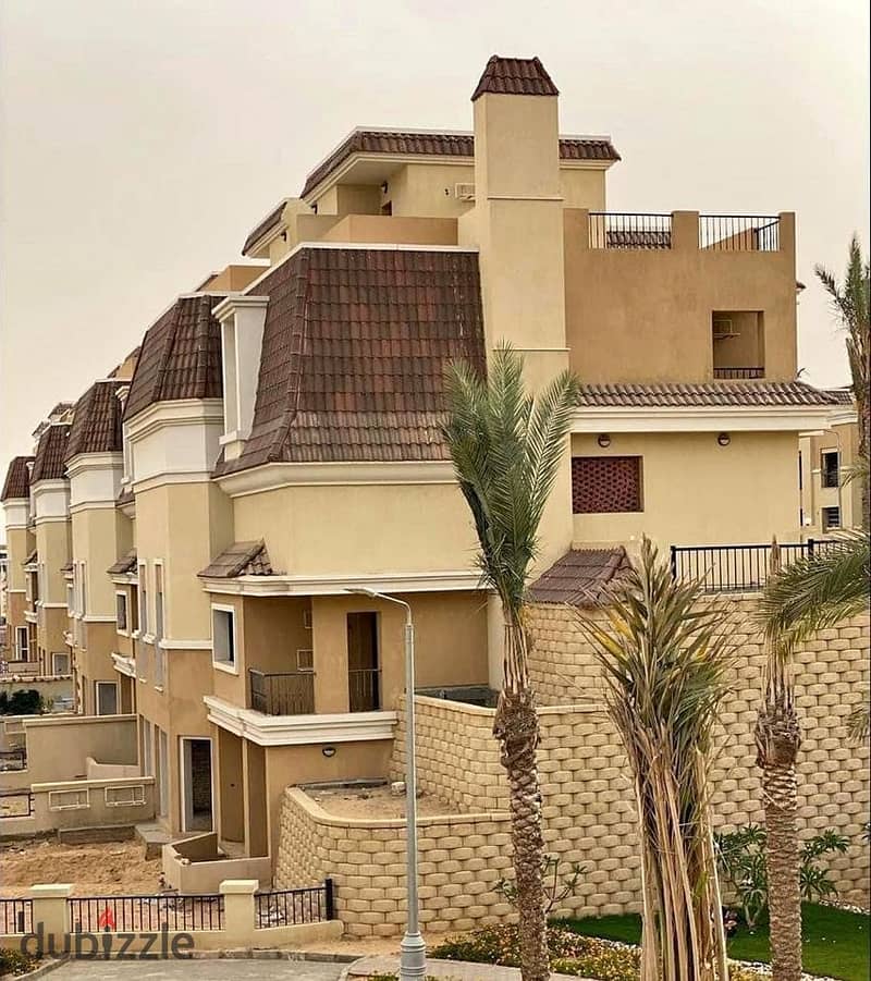 اس فيلا بكمبوند سراي  5 غرف + 4 حمام  - S Villa Sarai New Cairo Middel 8