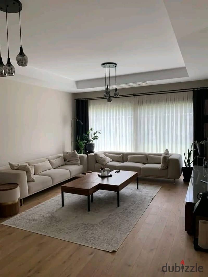 3-room apartment for sale, fully finished, in the most prestigious compound in Mostaqbal City | russell | In installments over 8 years 8