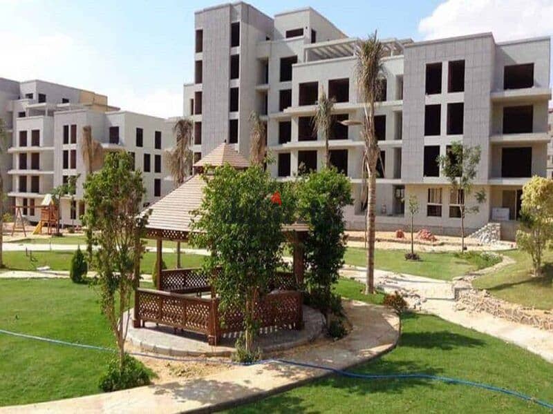 Penthouse for sale, prime location, close delivery, directly in front of Al-Rehab, in Creek Town Compound, by Al-Kazar Company 5