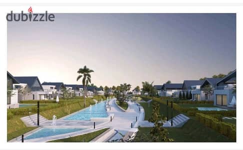 Independent villa 697 sqm with swimming pool in Sheikh Zayed, Novella Compound, installments