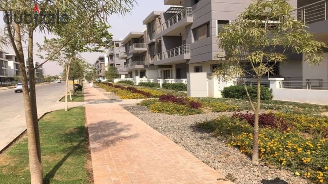 Garden duplex 3 rooms for sale in Taj City Compound in front of Cairo International Airport 1