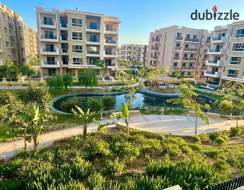 Garden duplex 3 rooms for sale in Taj City Compound in front of Cairo International Airport 5