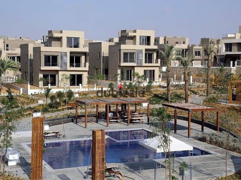 3-bedroom apartment, ground floor, garden, fully finished, for sale, in the Clio phase, in Palm Hills New Cairo Compound 0