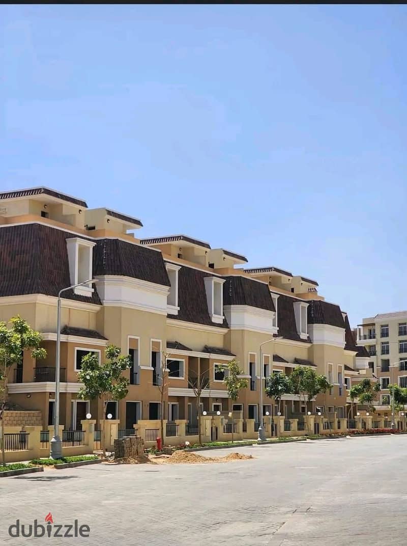 With only 5% down payment and installments up to 8 years, I own a townhouse in an excellent location in Mostaqbal Direct, on Al Amal Axis 2