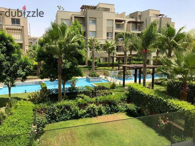 Receive immediately from Hassan Allam in a fully serviced compound, a 3-bedroom apartment for sale directly in front of Madinaty 4