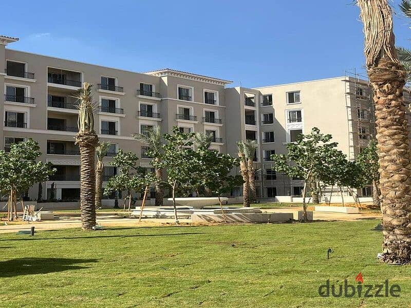 Fully finished apartment with air conditioners, immediate delivery, fully serviced compound in the heart of old Sheikh Zayed 1