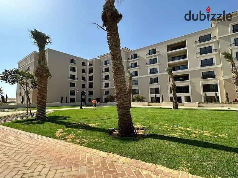 Fully finished apartment with air conditioners, immediate delivery, fully serviced compound in the heart of old Sheikh Zayed 3