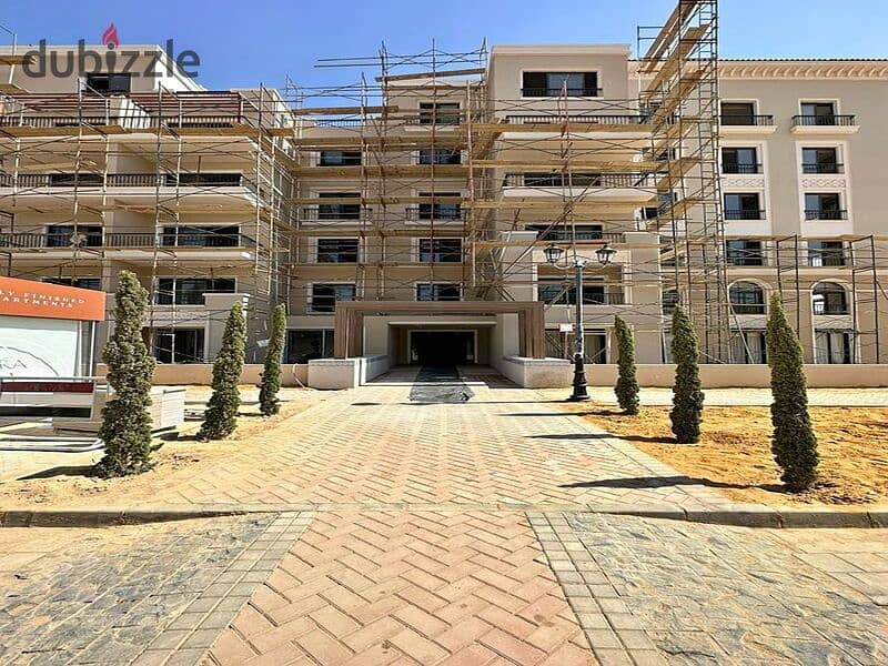 Fully finished apartment with air conditioners, immediate delivery, fully serviced compound in the heart of old Sheikh Zayed 11