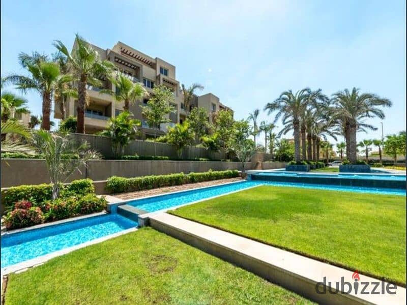 At the first offering price from Hassan Allam, a 3-bedroom apartment, finished with a kitchen and air conditioners, for sale directly on South Ninetie 3