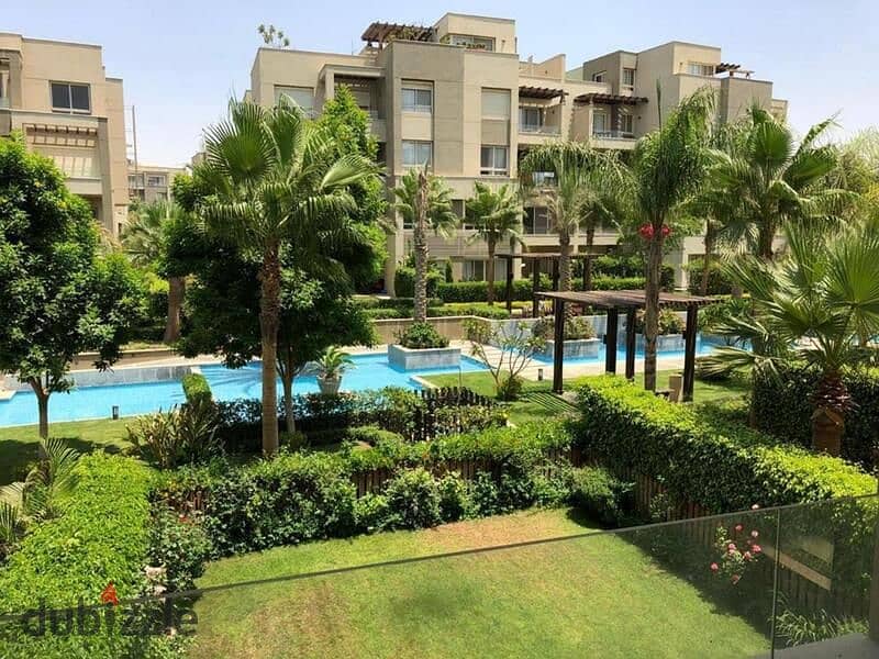 At the first offering price from Hassan Allam, a 3-bedroom apartment, finished with a kitchen and air conditioners, for sale directly on South Ninetie 6