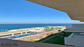 3-bedroom chalet, fully finished, directly on the sea, in the most upscale villages of Ain Sokhna, Il Monte Galala Village