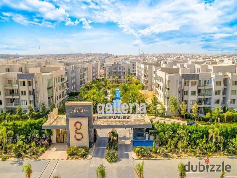 With the lowest down payment, own an apartment with immediate receipt of 200 square meters in Galleria, Fifth Settlement 6