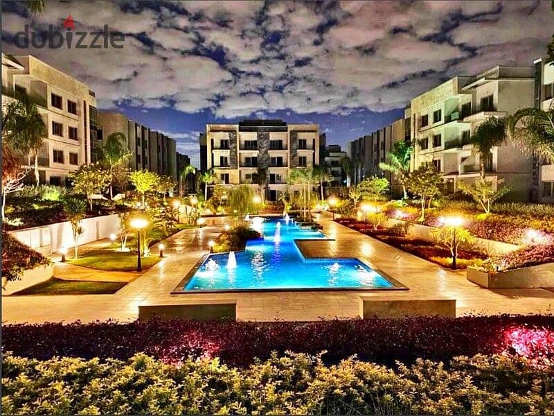 With the lowest down payment, own an apartment with immediate receipt of 200 square meters in Galleria, Fifth Settlement 9