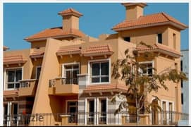 twin house at an attractive price in a landscape view in heart of sheikh zayed in installments behind mall of arabia