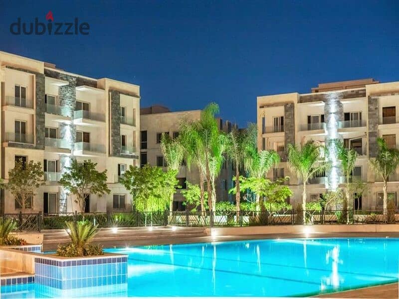 For sale, a two-bedroom apartment, immediate delivery, next to Palm Hills, in Gallaria Compound, New Cairo 6