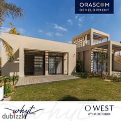 Twin house resale for sale, immediate delivery from Orascom, on the lagoon, in installments, in O West 0