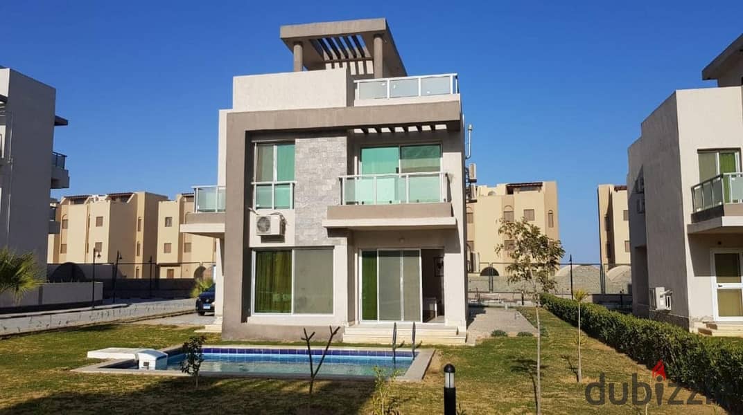 Penthouse for sale 225 m fully finished with air conditioners + delivery in months + convenient installments in Aroma Sokhna 8