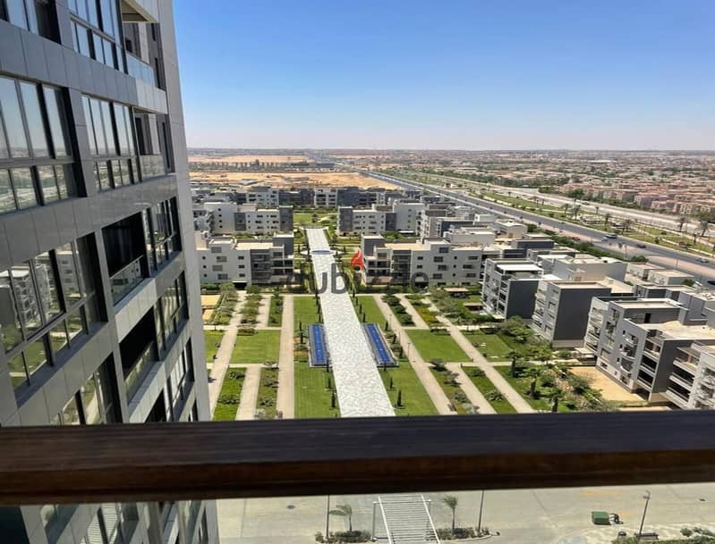 Your unit is 249 m in Ion Marakz Towers in Sheikh Zayed, fully finished, next to Mall of Arabia, in installments 8