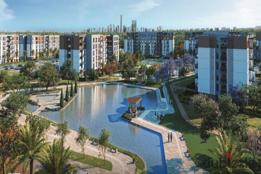 Receive a 3-bedroom apartment with Hassan Allam in installments in Haptown Mostaqbal City 9