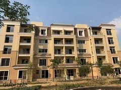 With 863 thousand down payment, own a 141-square-meter apartment with a 149-square-meter garden in front of the airport in Sarai Compound, Mostakbal C 0