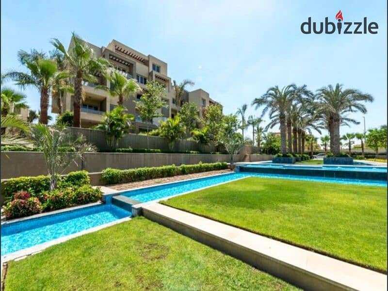 Receive immediately from Hassan Allam a large 3-bedroom apartment in a prime location in a fully serviced compound, Haptown Hassan Allam Compound 4