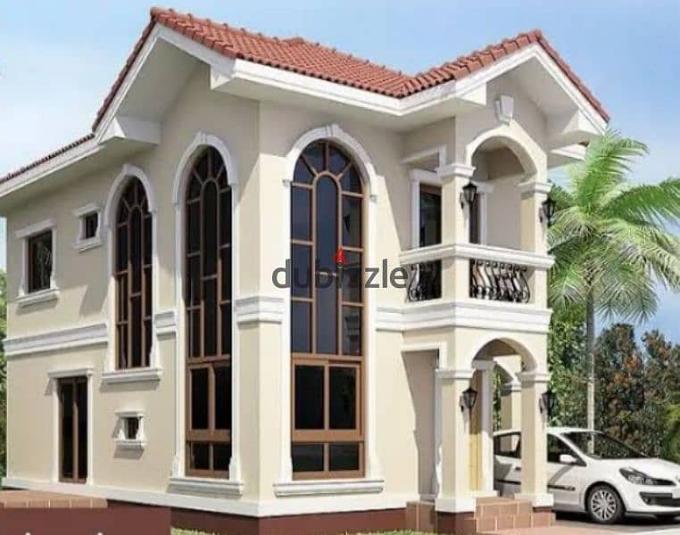 Villa for sale, fully finished with air conditioners, in Sheikh Zayed, Solana Ora, with installments over 7 years 0