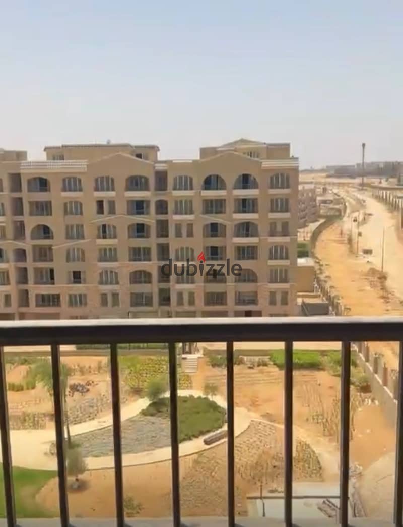 Apartment 125. M in Green Square Mostakbal City semi finished overlooking landscape and water features for sale under market price 2