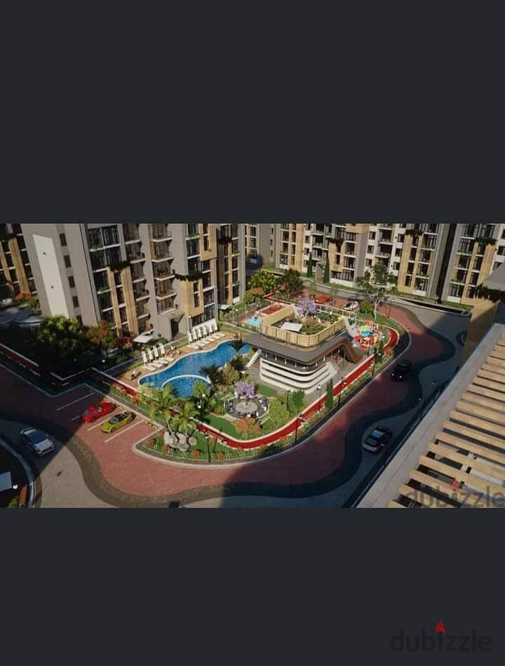 Apartment 209. M in Valencia Valley New Cairo semi finished for sale with down payment and installments over years 4