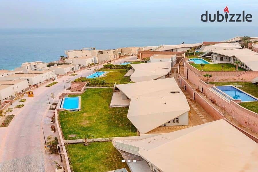 For sale, fully finished 3-bedroom chalet + Sea View + delivery soon in Monte Galala, Sokhna 4