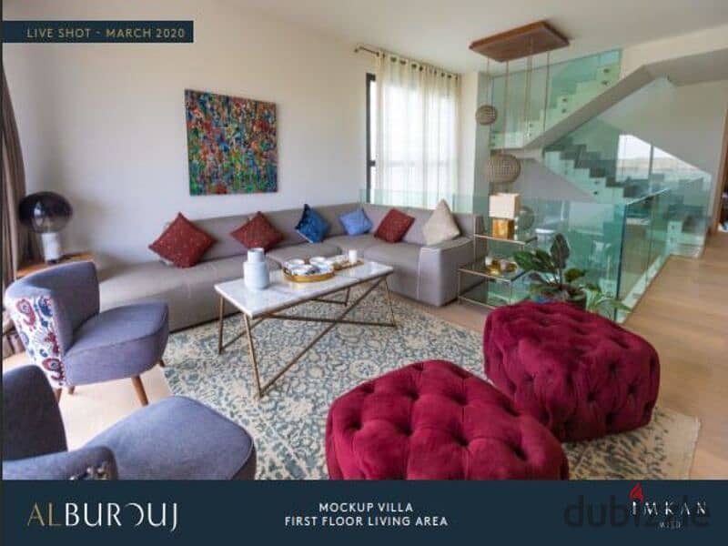 Apartment for sale in the best location in Al Burouj Compound, installments over 7 years 6