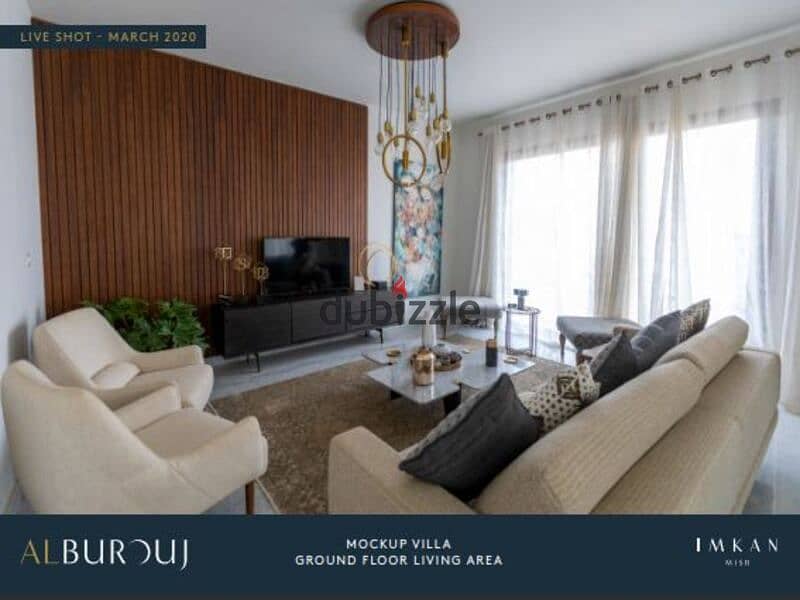 Apartment for sale in the best location in Al Burouj Compound, installments over 7 years 7