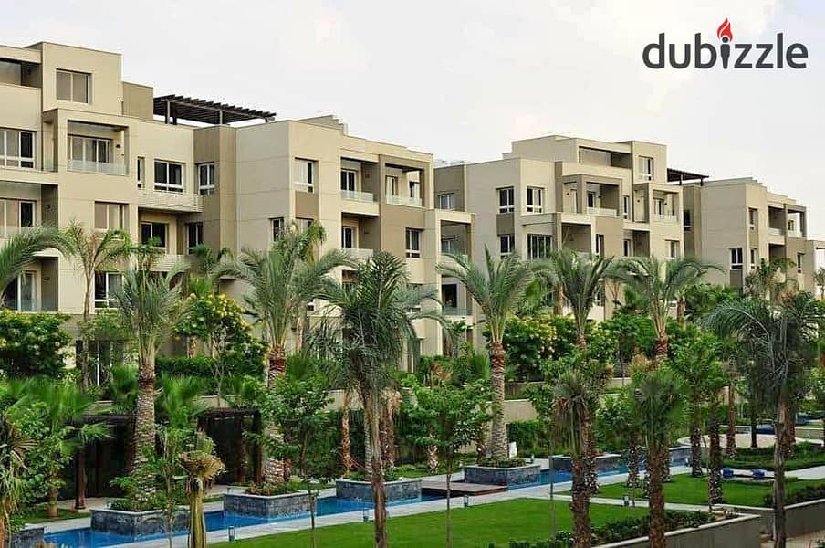 Minutes from AUC for sale, a 185 sqm apartment in comfortable installments in a full-service compound in Mostakbal City 6