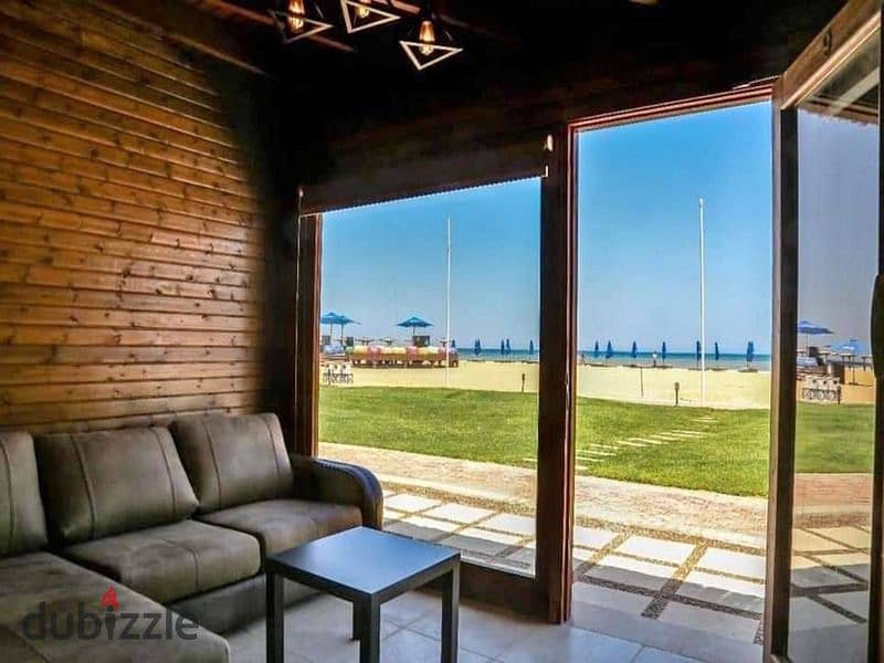 For 830 thousand down payment, a fully finished 3-bedroom chalet + Sea View in Blue Blue, Ain Sokhna 8