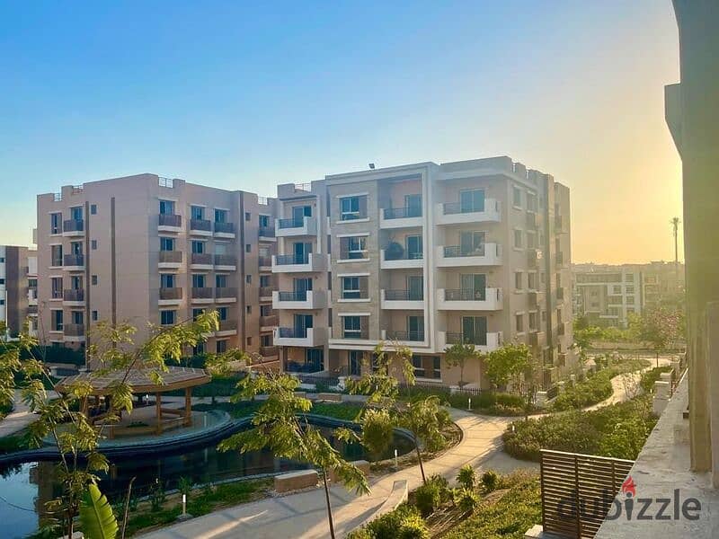 With 680,000 down payments in front of the Kempinski Hotel, own an apartment with a 102 sqm garden in the First Settlement 2