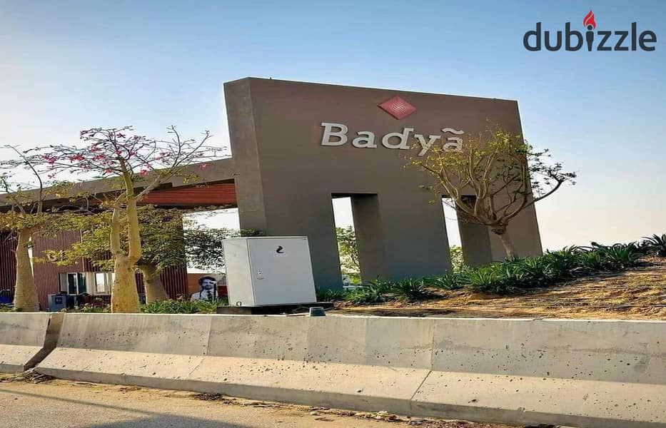 للبيع شقة متشطبة استلام فوري في قلب اكتوبر كمبوند بادية بالم هيلز  Badya Palm Hills 1