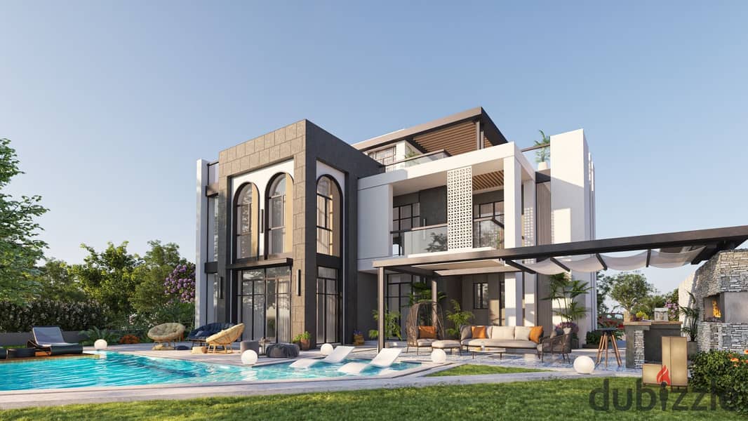 Enjoy a standalone villa in a prime location in Sheikh Zayed, adjacent to SODIC and Emaar 1