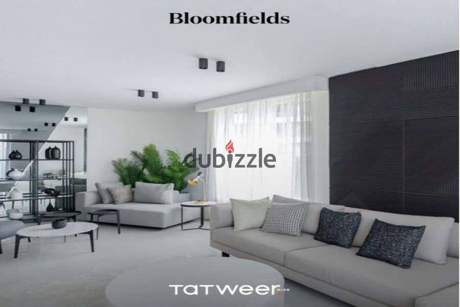 بالتقسيط حتى 12 سنة مع تطوير مصر Tatweer Misr امتلك دوبلكس مميزة فى بلوم فيلدزBloomfields 6