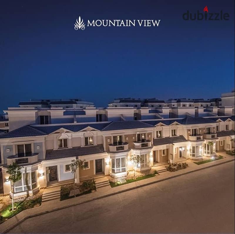 عاين و اسكن فورا في اخر فيلا 595 متر في Mountain veiw October Park بالتقسيط علي 7 سنين 9