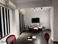 Furnished office for rent directly on Mohamed Naguib Axis in El banafseg Buildings for rent at a special price