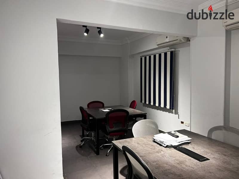 Furnished office for rent directly on Mohamed Naguib Axis in El banafseg Buildings for rent at a special price 1